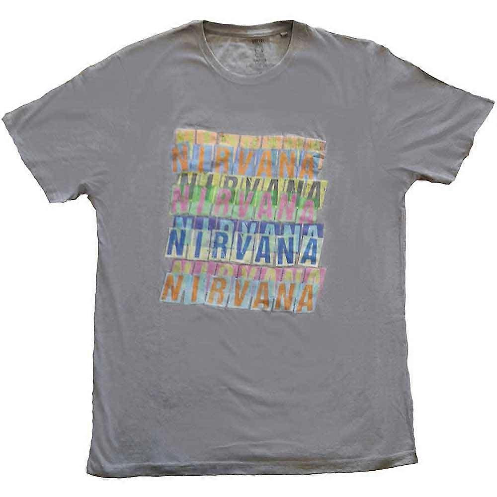 Nirvana Repeat Band Logo T Shirt