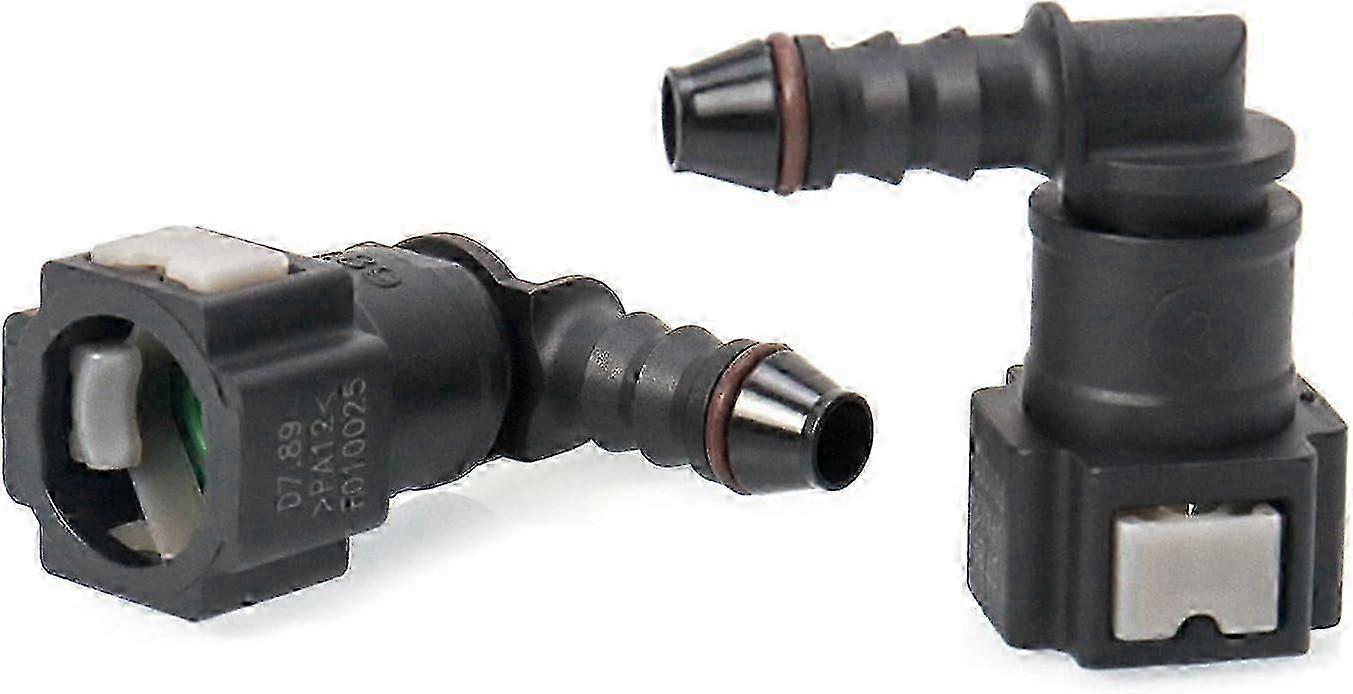 Fuel Line Connection Hose Fitting, 90 Degree Quick Fitting