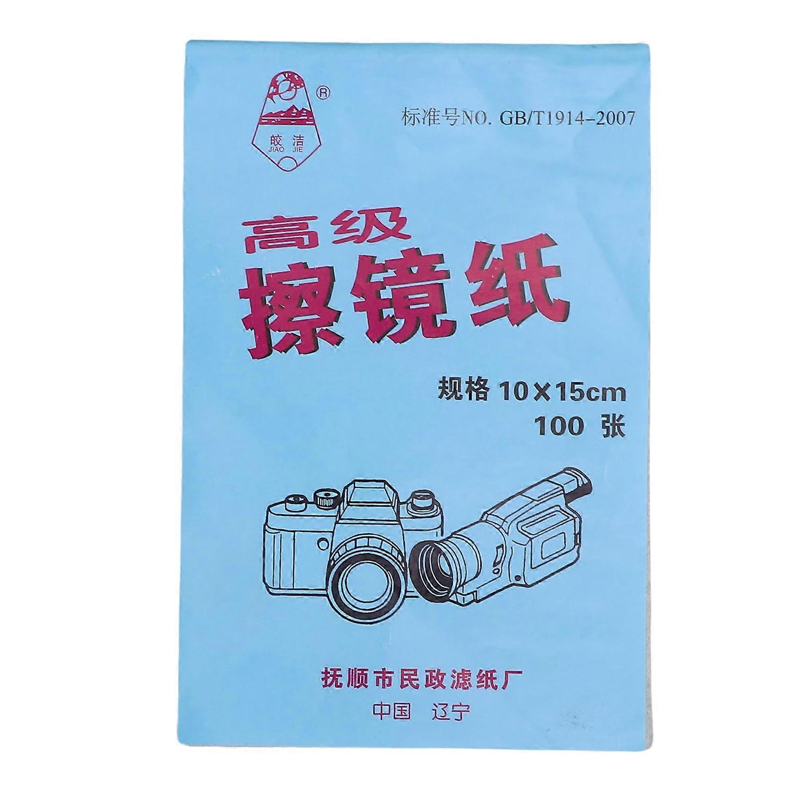 Lens Cleaning Tissue 100 Sheets NonAbrasive for Camera Glasses Microscope Telescope Optical Use