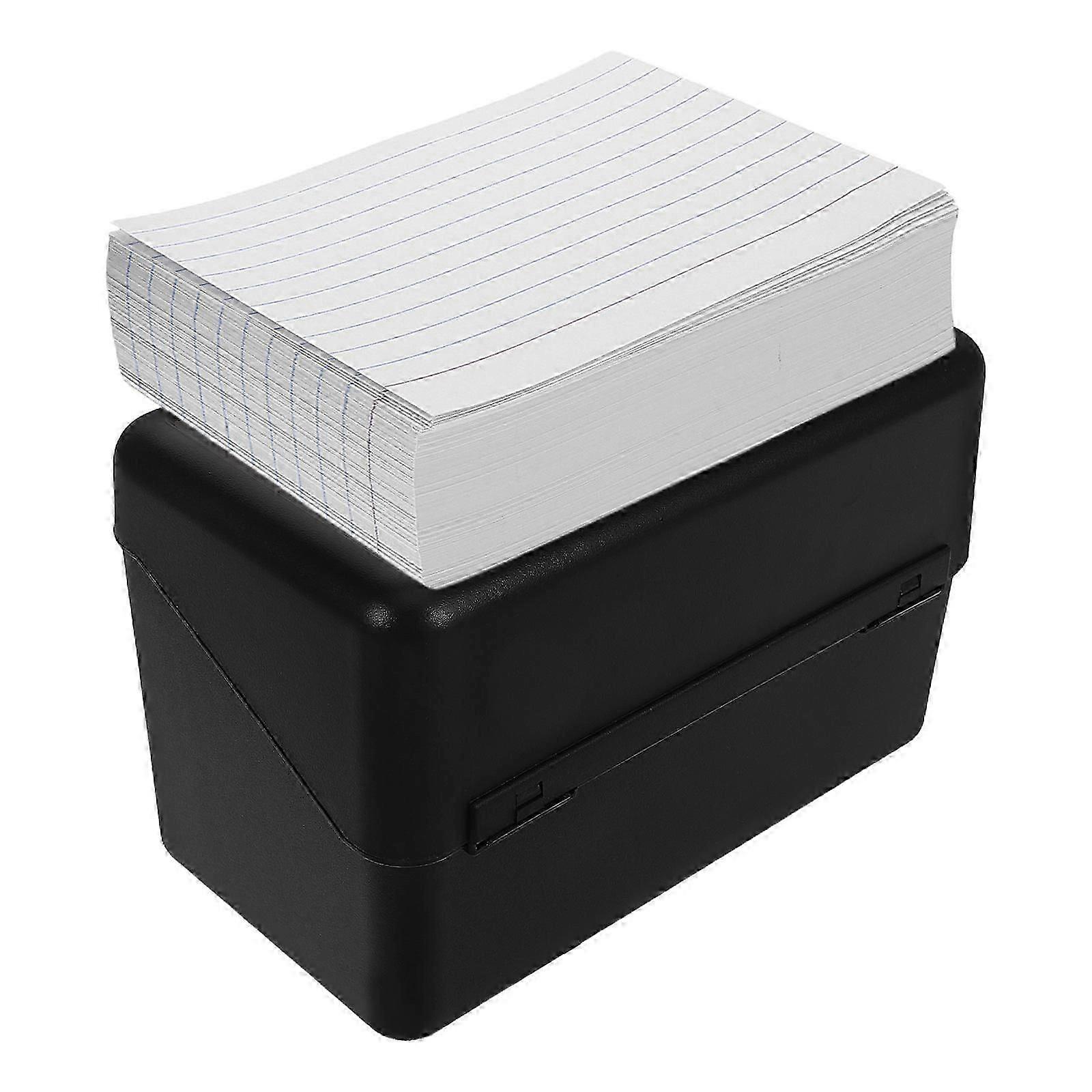 Index Card Holder Box for Note Taking 1Set with Multifunction Design