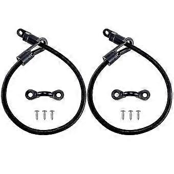 2x Pesca Vara Correia Barco Caiaque Conector Gunwale Mount Rod Correia Titular Correia
