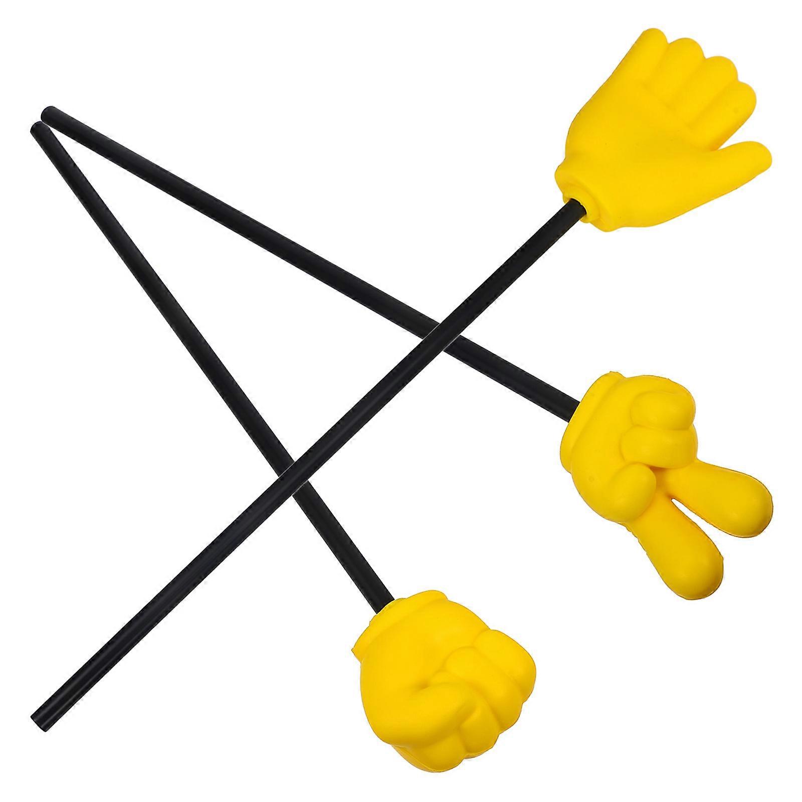 Finger Pointer Party Prop Hand Pointer for 12Pcs Foam ABS Yellow