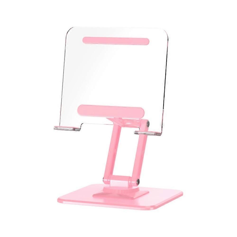 Aryclic Panel Foldable Tablet Stand Metal Frame Adjustable Tablet Foldable Holder Transparent Multi Angle Tablet Phone Bracket