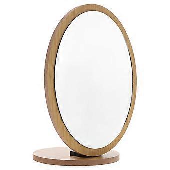 Sammenleggbart skrivebordsspeil for hjemmebruk 1 stk. beige mote sminkespeil