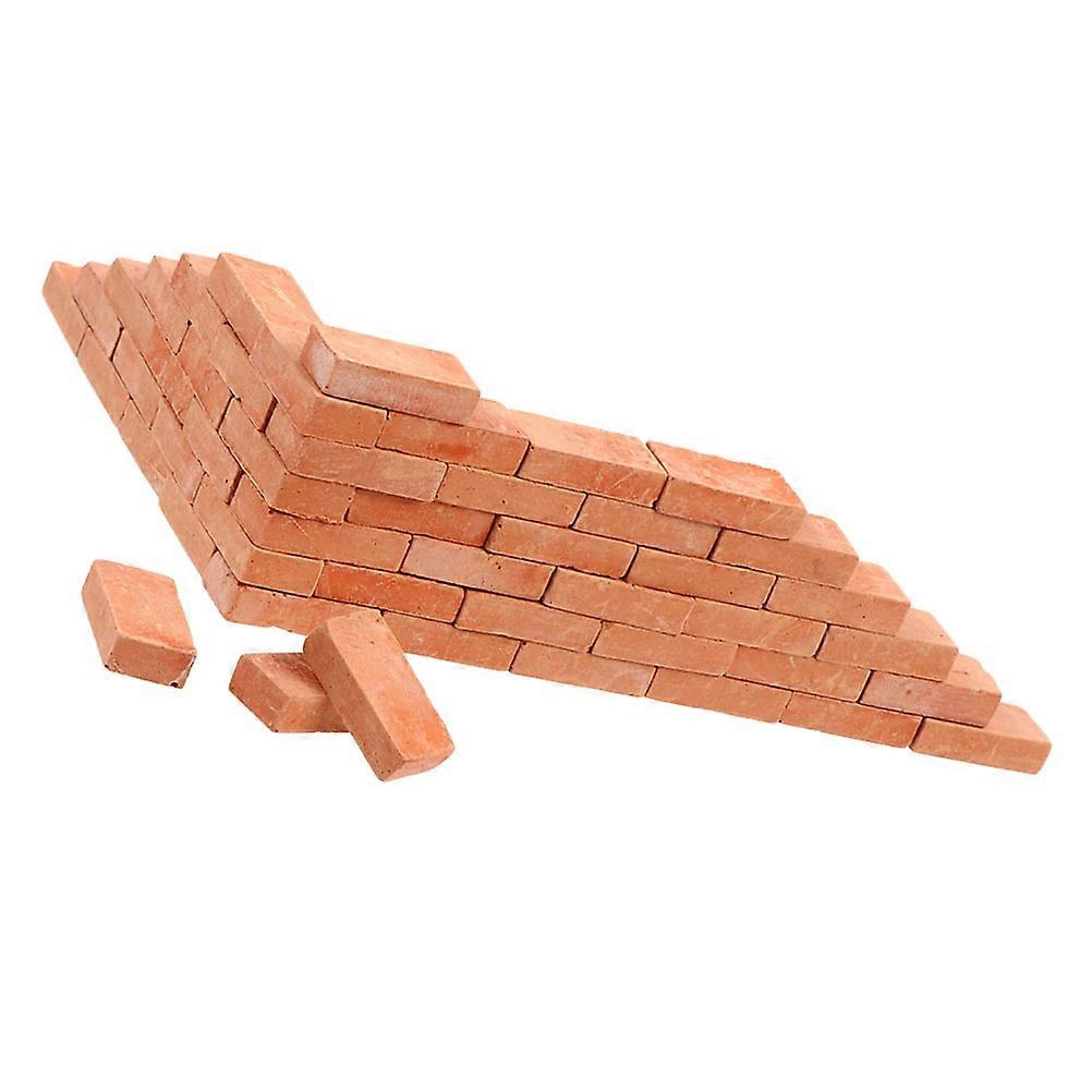Mini Bricks Clay Bricks for Model Building 60Pcs for Sand Table Landscaping
