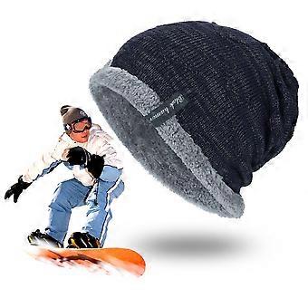 Men's Hat Winter Beanies for Keeping Warm Navy Knit Beanie 1 Piece