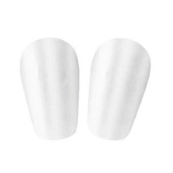 1 pairs of mini professional football shin guards, mini football shin guard set, neutral anti slip football shin guards, White-Yvan