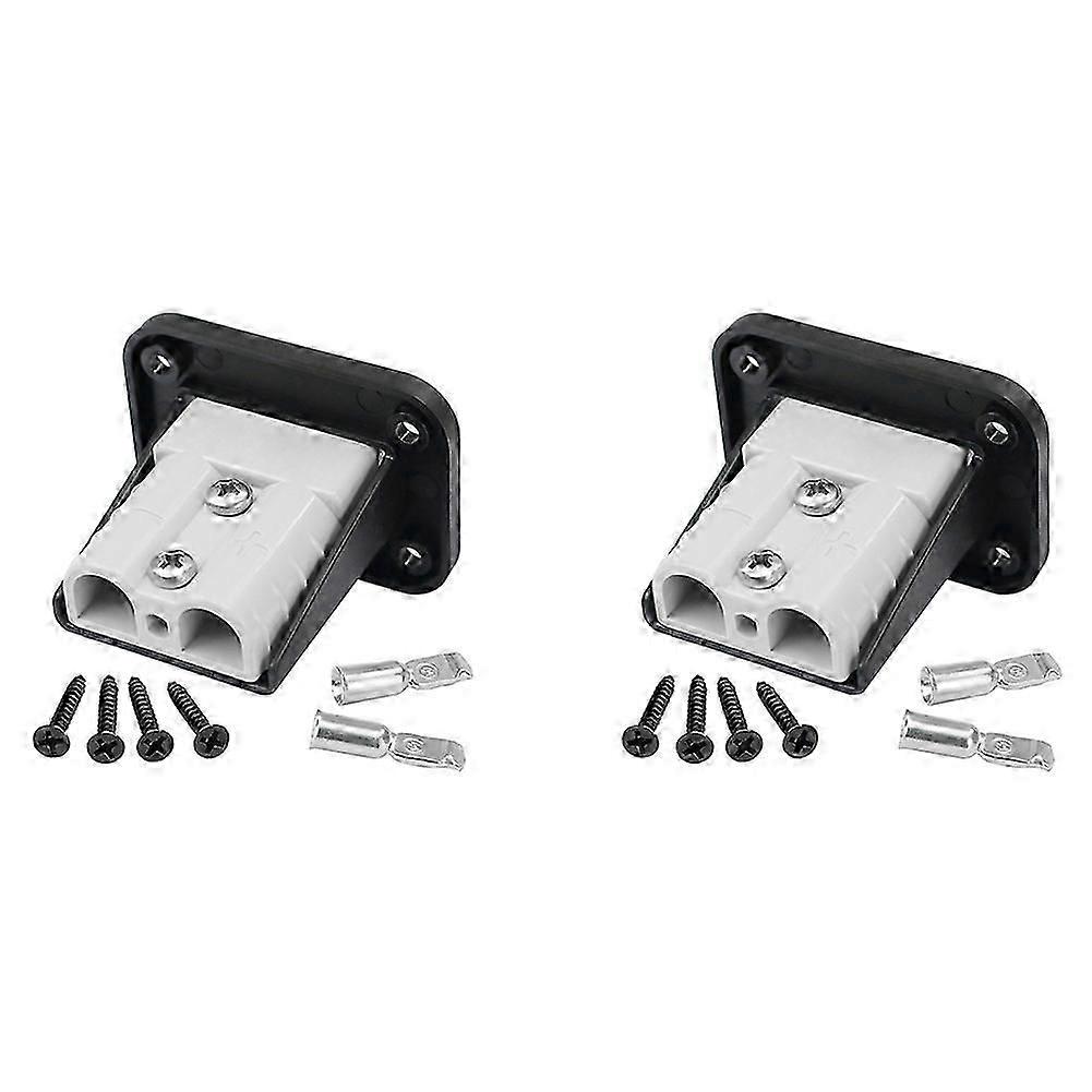 Flush Mount compatible with Anderson Plug 50A Connector Kit Mounting Bracket