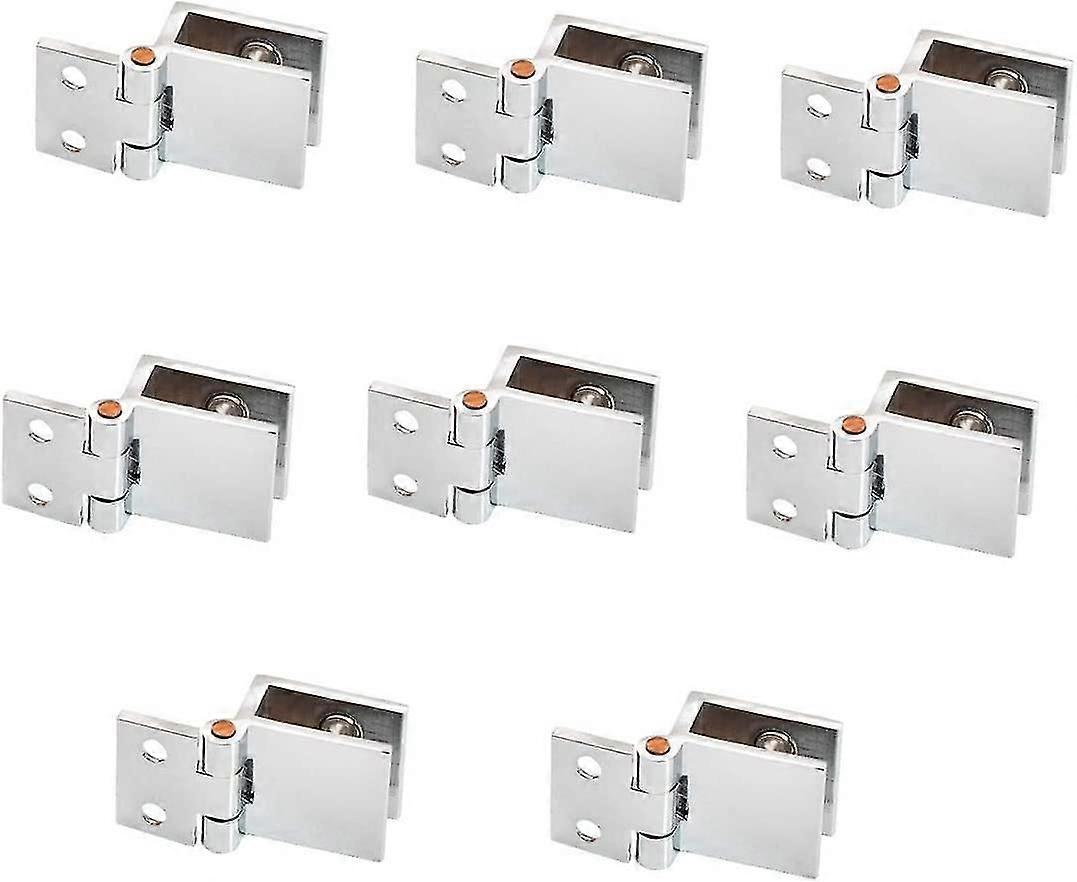 Pack Glass Door Hinges Adjustable Single Clamp [MI]