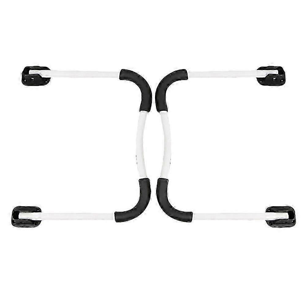 2 Pcs Folding Bed Table Legs, Sturdy Adjustable Computer Desk Legs for Bed Table Support