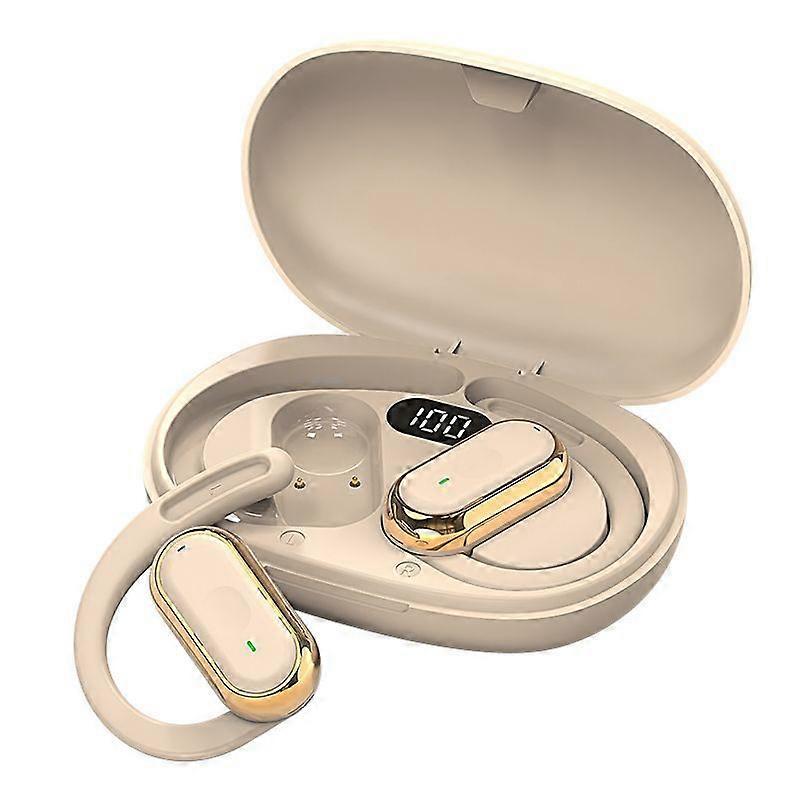 Open Earhook Wireless Bluetooth Headset with Adjustable Fit