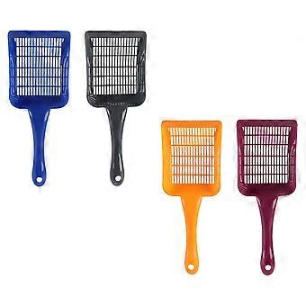 Cat Litter Scoop Plastic Cat Litter Cleaning Tool for Pet 4Pcs Assorted Color