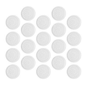 20 Pcs Plaques de greffe de cils Plaques de colle de cils en plastique Outils d’aide à la greffe