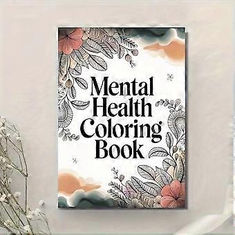 Office Stationery for Women, Relaxation & Self-Healing, Perfect for Gifting and Mindfulness, Labeling Mental Health Coloring Book, Inspirational Quote