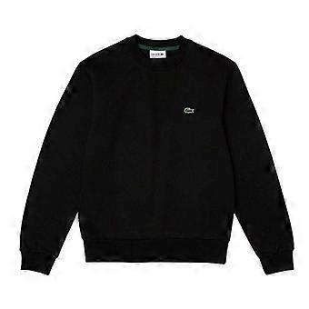 Lacoste Mens Embroidered Logo Fleece Crew Neck Sweatshirt