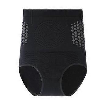 Termogena fettförbrännande skulpterande shorts med hög midja och yogabyxor för kvinnor - Sömlösa leggings för gymmet med magkontroll