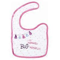 Pink Chiffon Bib - 0m + 1 unit