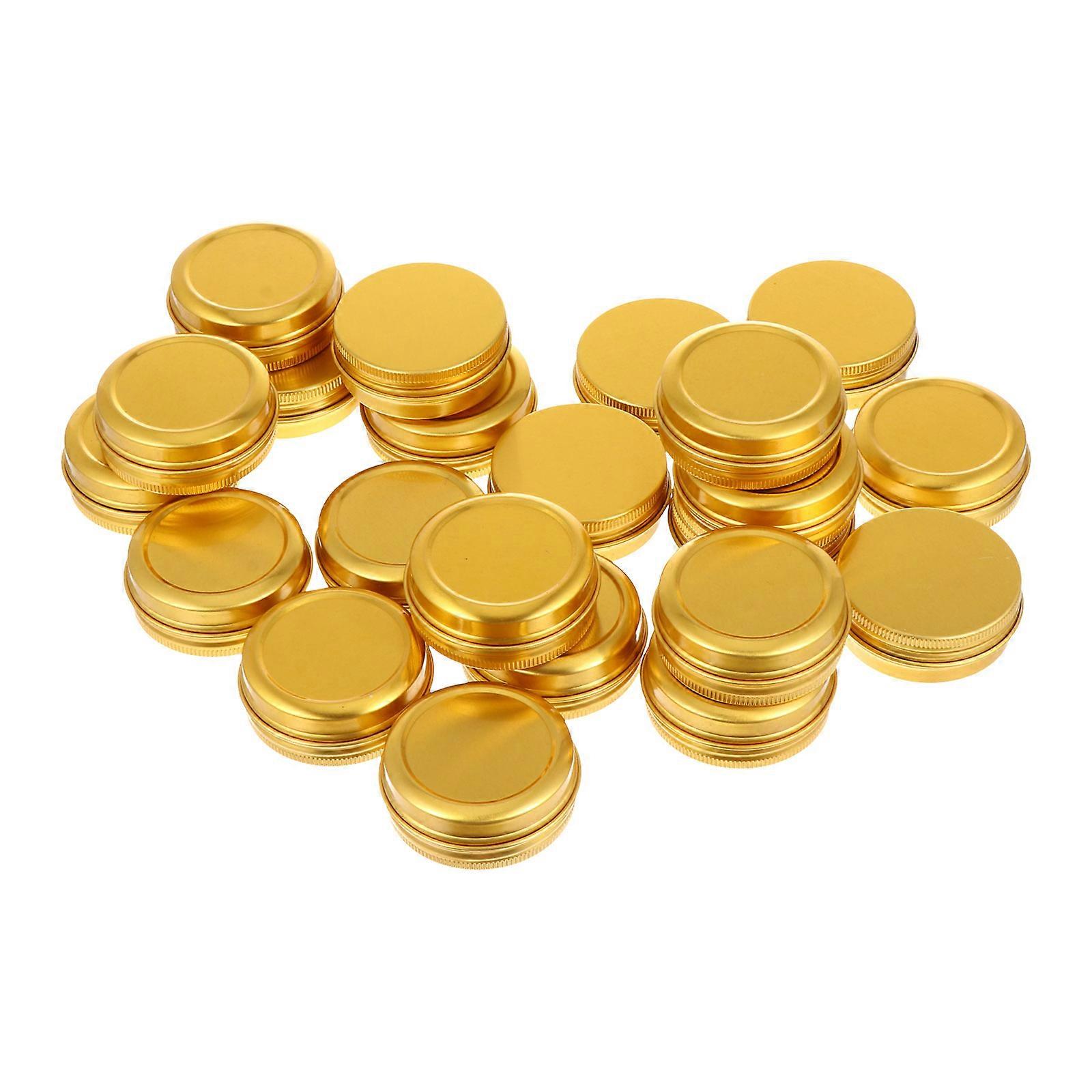 20Pcs Aluminium Screw-thread Cosmetics Boxes 30ML Cream Paste Storage Boxes
