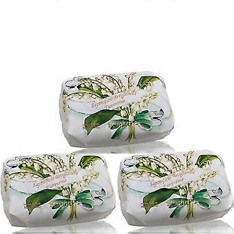 Lily of the Valley Soap Gift Pack 3 Bars, 200g Each