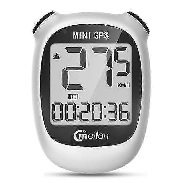 Mini ciclocomputador GPS com classificação de impermeabilidade IPX5, tela de 1,7 polegadas e velocímetro inteligente.