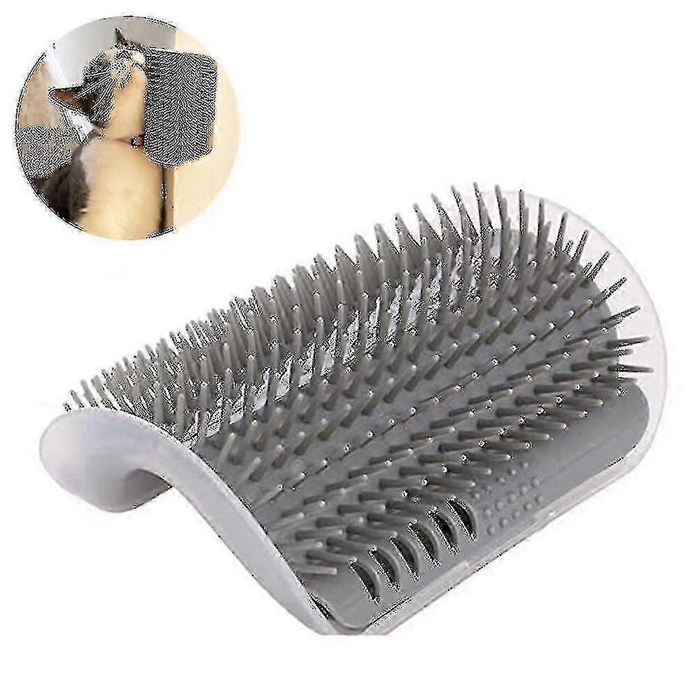 AURA Wall Corner Cat Face Grooming Scratcher
