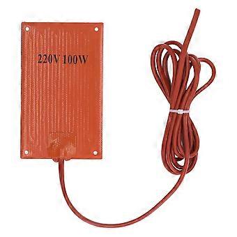 Silicone Rubber Heating Pad Heat Mat Heater 90x150mm AC 220V for Electric Cabinet 100W