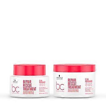 Masker - SCHWARZKOPF PROFESSIONAL - BC Bonacure Repair Rescue - 500ml - Beschadigd haar - Gemengd