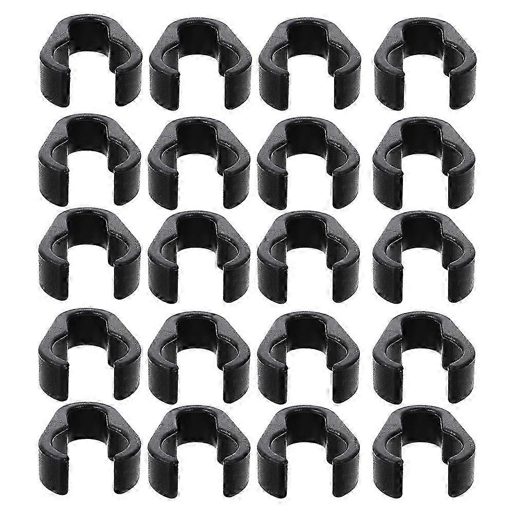 Microphone Cable Clips, Reusable Plastic Cable Management for Mic Stands, 50 Pack