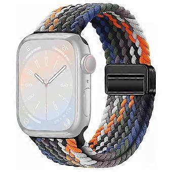 Watch Band for Apple Watch Series 10 Ultra 9 8 7 SE 6 5 4 3 2 1 46mm 49mm 45mm 44mm 42mm Magnetic Buckle Braided Nylon Strap