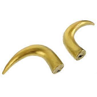 1 pari simulaatiotorvi Halloween Cosplay Horn Creative Ox Headband DIY -materiaalia