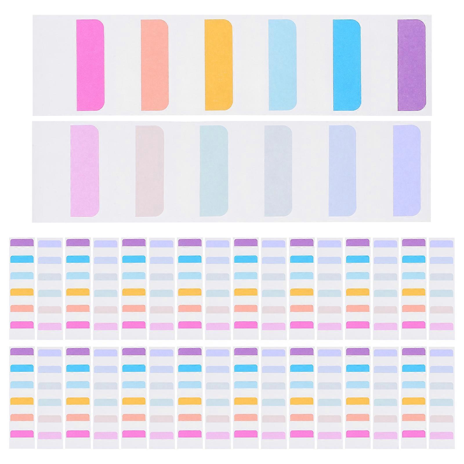 600pcs Sticky Tabs: Writable Sticky Markers Documents Bookmark Markers Writable Note Tabs For File Classification Reading Notes