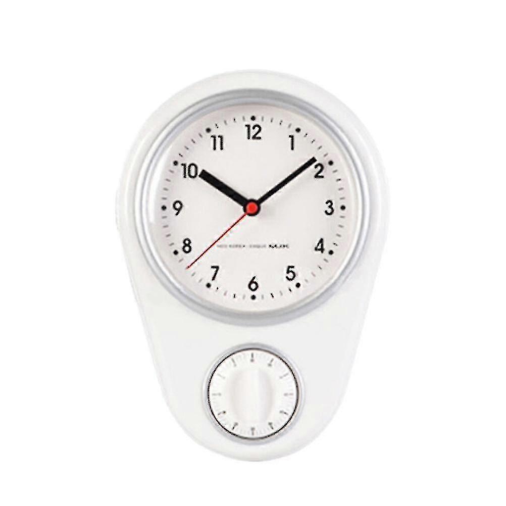Kitchen Timer Wall Clock Household Modern Battery-Free Countdown Timer 1pc Blue