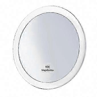 Magnifying Makeup Mirror with 10x Magnification and 3 Suction Cups