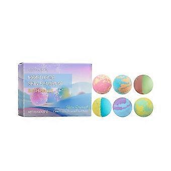 Bath Salt Lasting Fragrance Aromatherapy Floral Scent Exfoliating Moisture Body Wash Cleansing Spa Salt Ball Bubble Salts Shower