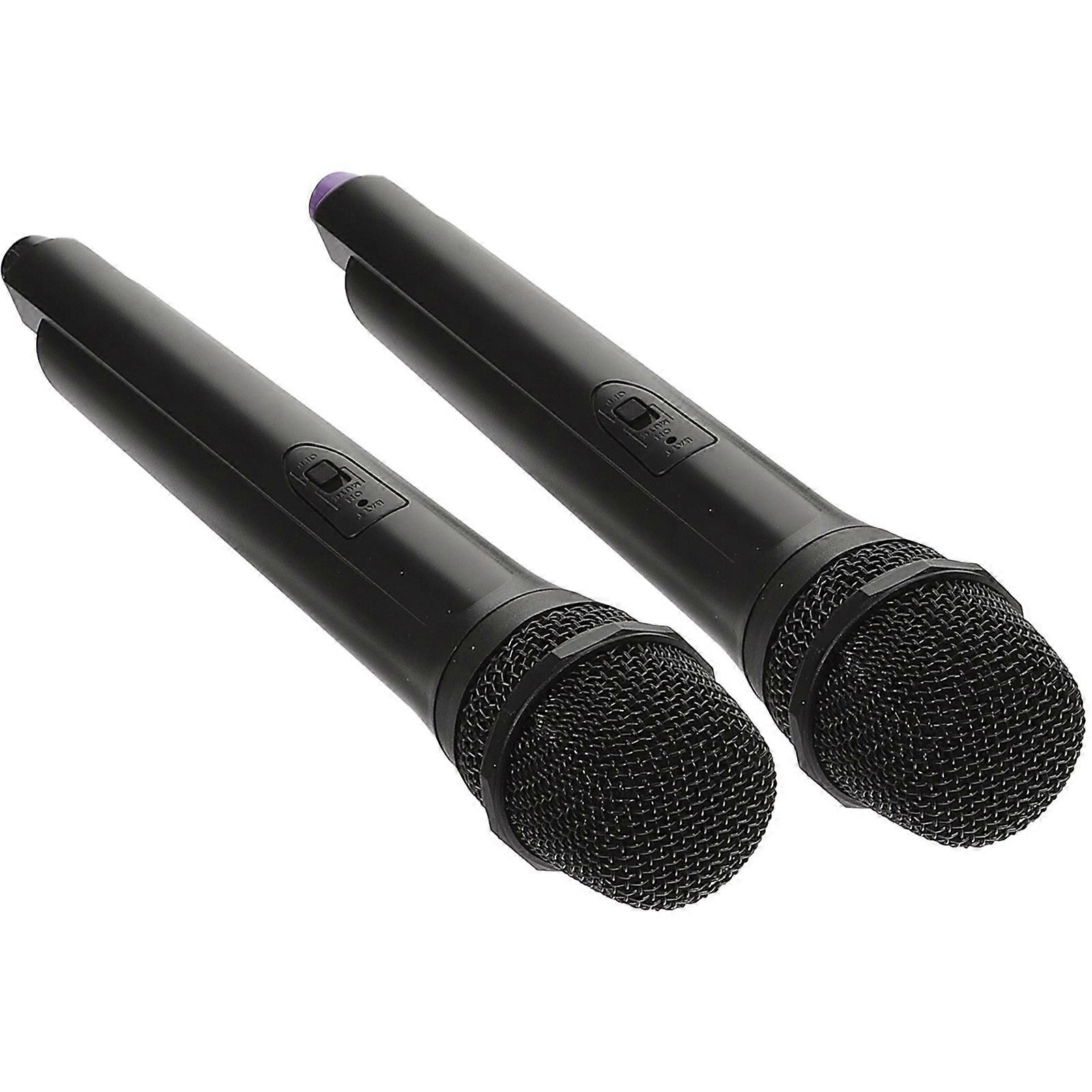 Fake Microphone Prop Wireless Microphone for Party Use 2Pcs