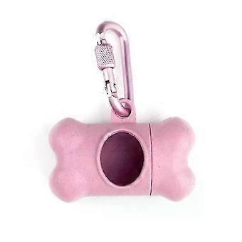 Pet Dog Poop Bag Bone Shape Dispenser Waste Garbage Carrier Holder Dispensers Poop Bag Dogs Trash Cleaning Tool Dog Pet Products