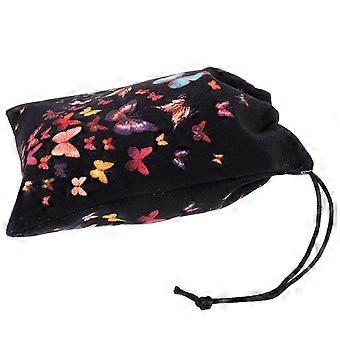 Tarot Drawstring Bag Velvet Pouch for 2Pcs Tarot Card Storage Use