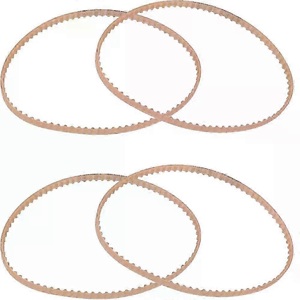 Rubber 80T Drive Belts 4-Pack