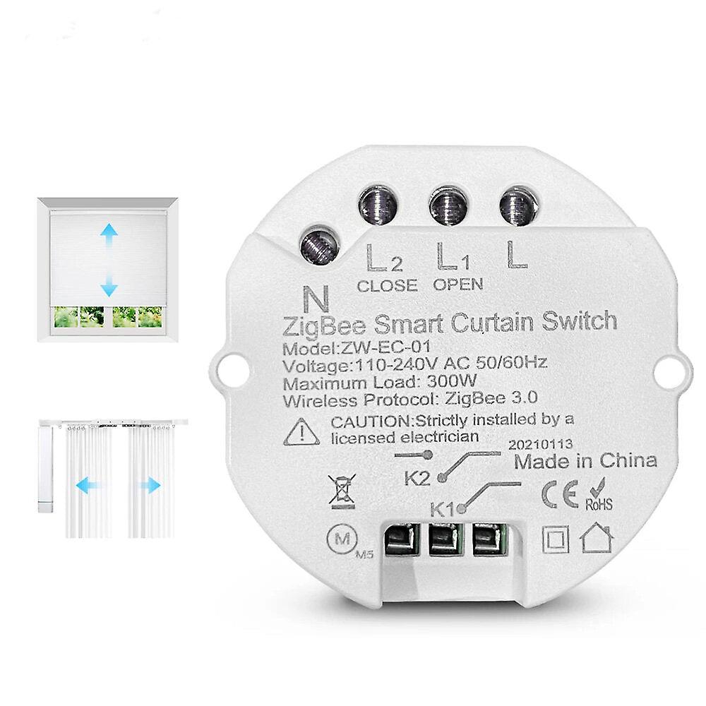 Inline Curtain Module Alexa Google Home Voice Control App Smartthings Deconz