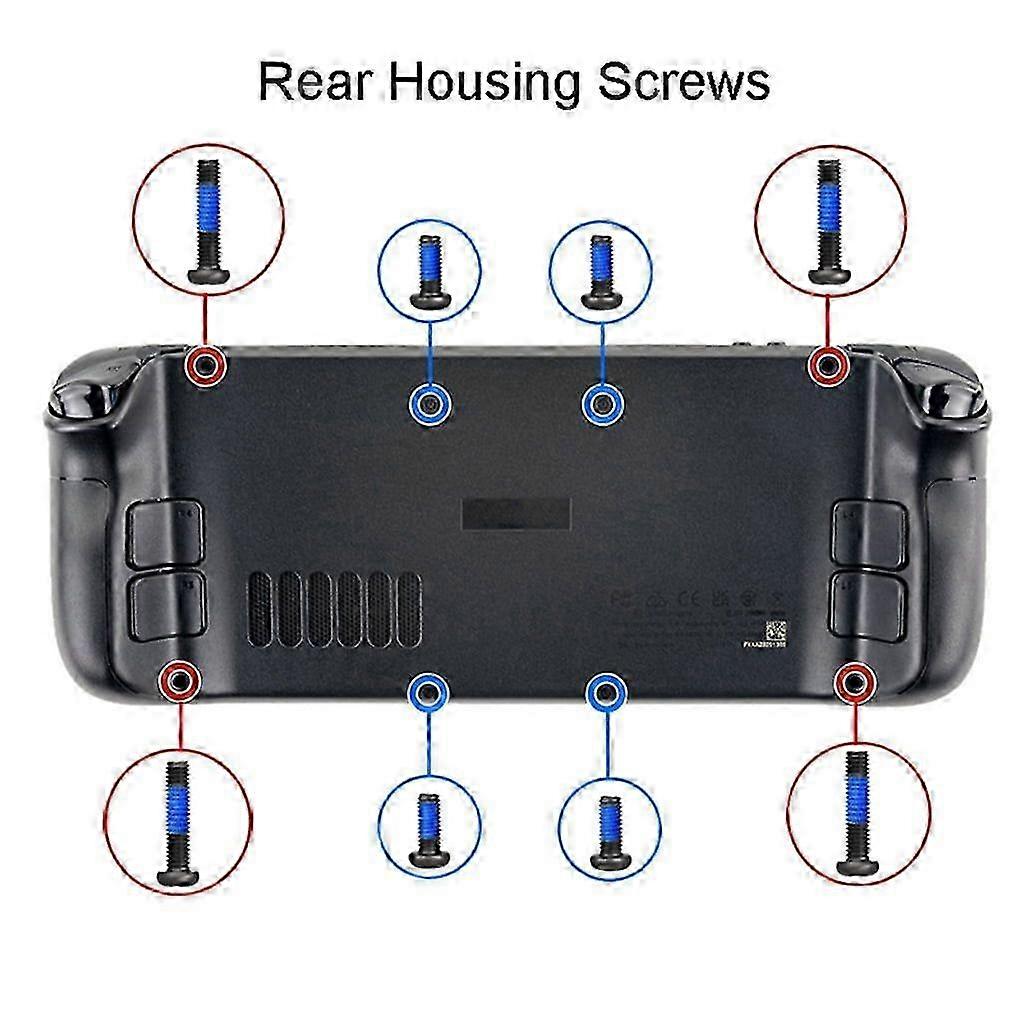 Metal Steam Deck Back Cover Screws