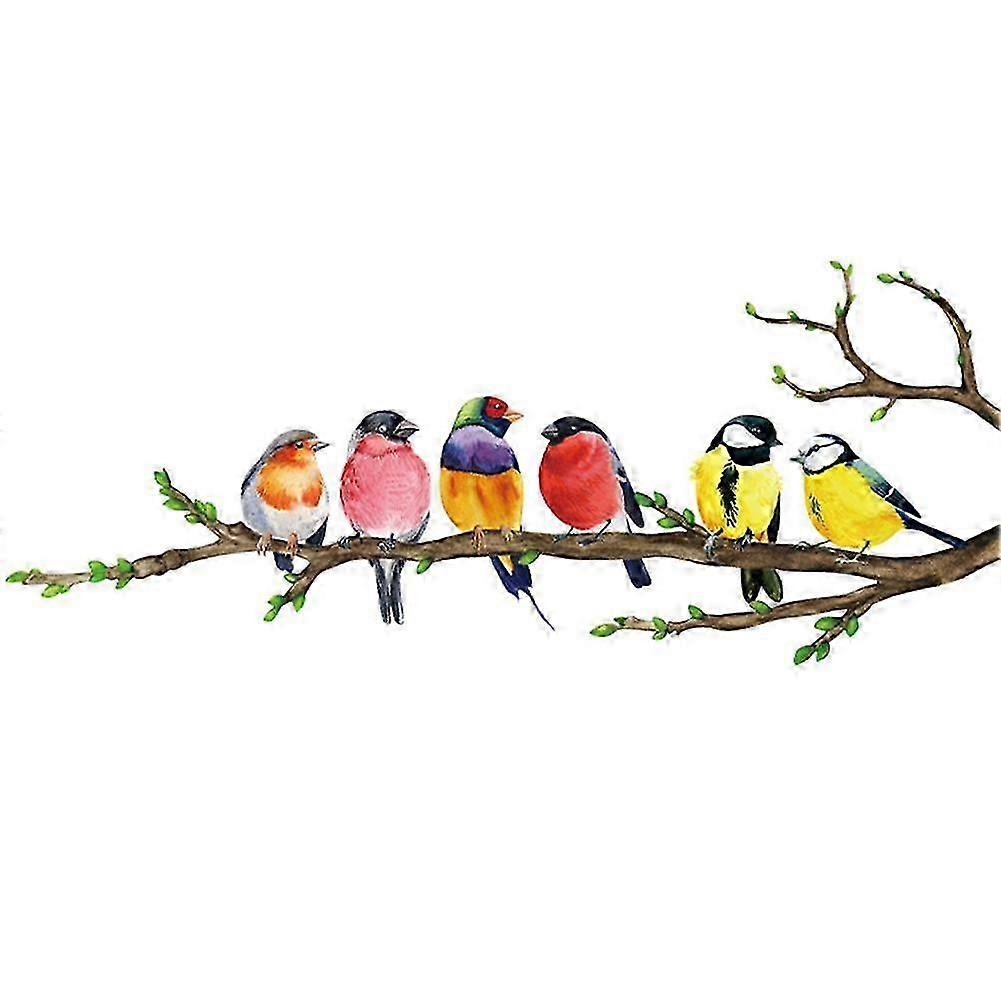 Self-Adhesive Branch Bird Sticker
