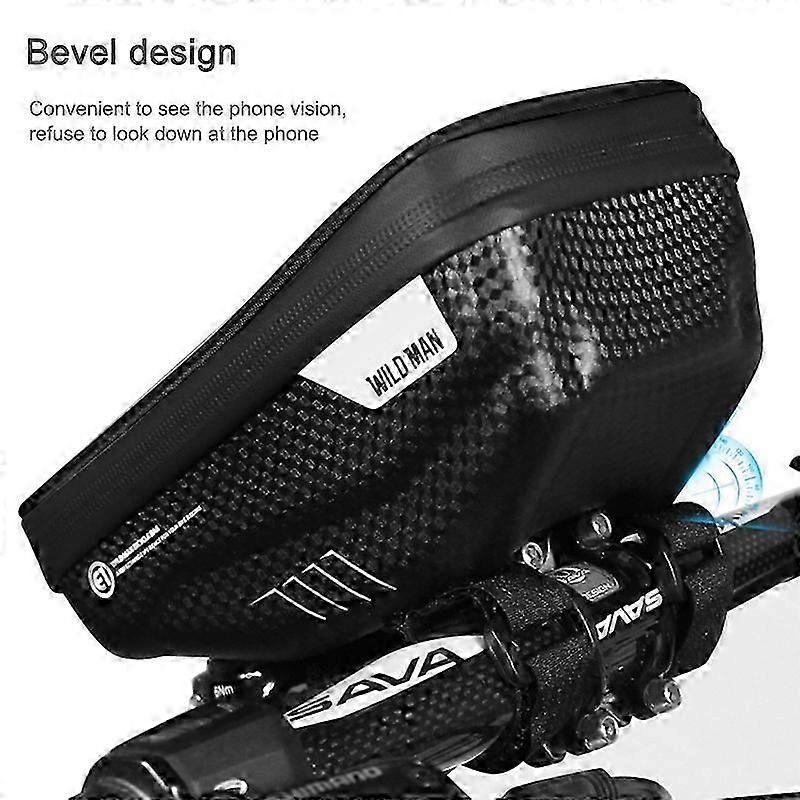 MTB Front Phone Bag Waterproof EVA Shell