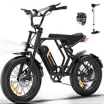 COLORWAY Electric Bike BK29T, 20" All-Terrain E-BIKE with 4.0 Fat Tire, 250W Motor and 48V 15Ah Battery, Shimano 7 Speeds