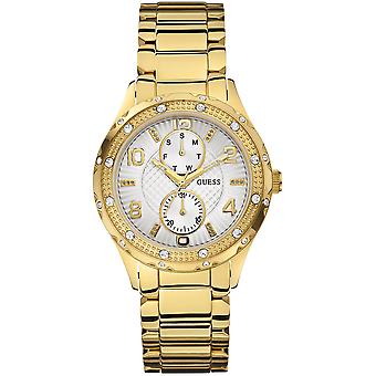 Guess watches ladies varis Japanese Quartz Analog Woman Watch with Stainless Steel Bracelet W0442L2
