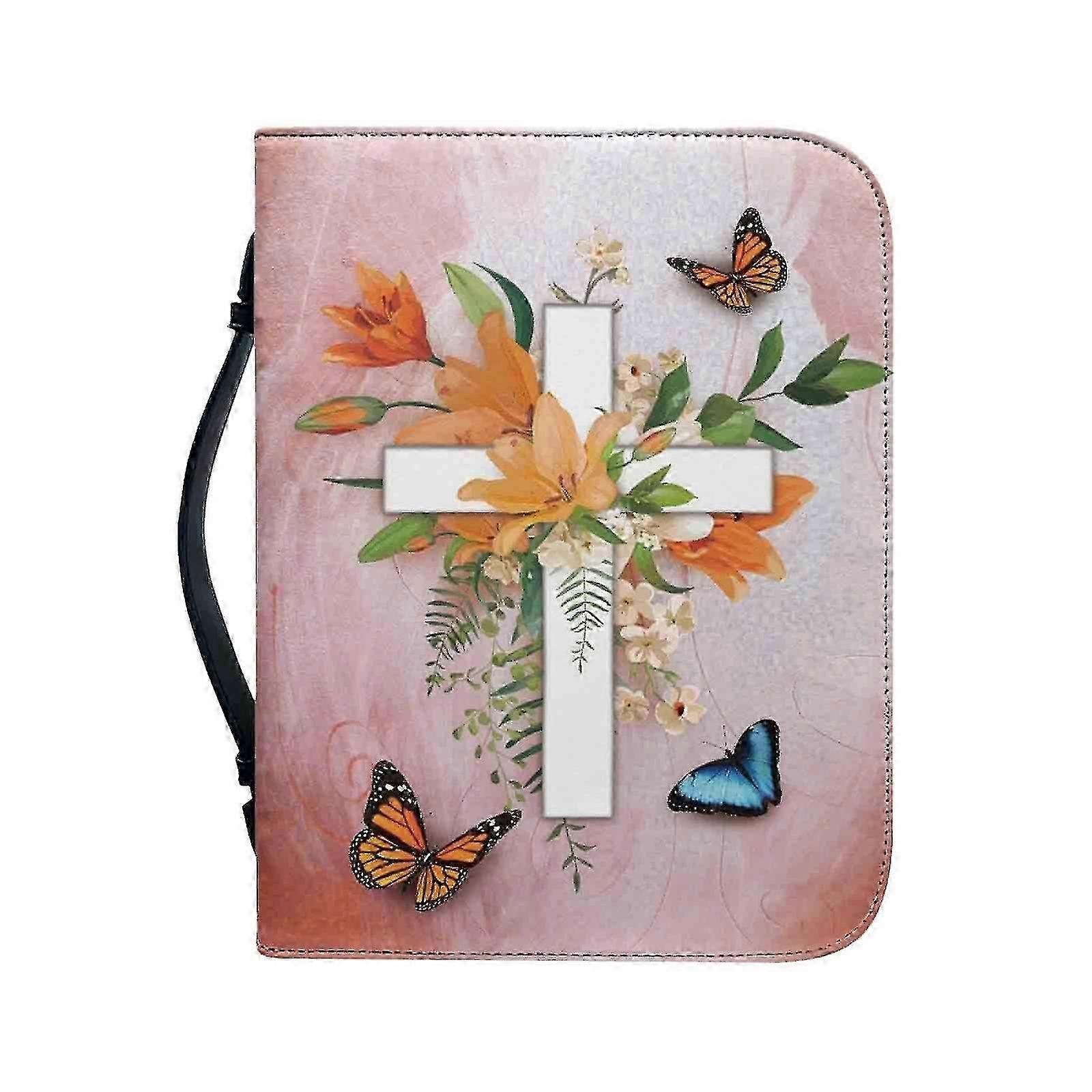 Waterproof Floral Bible Cover Multi Size