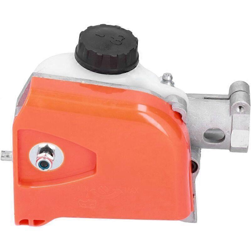 Chainsaw gearbox gear head assembly, multi-function pole saw replacement accessory for hedge trimmer (26 mm 9 teeth)