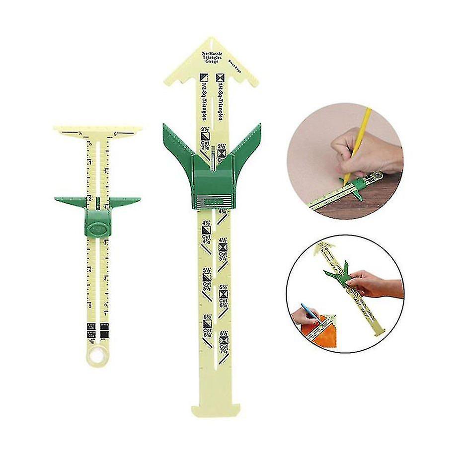5-in-1 Sliding Gauge With Nancy Measuring Sewing Tool Patchwork Tool Ruler