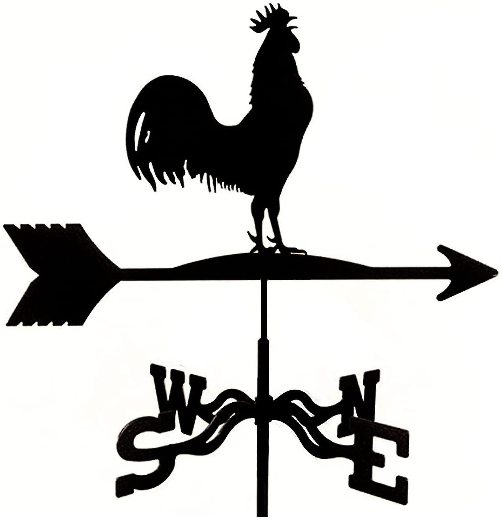 Weather Vane Metal Weathervane Figurine, Practical Wind Direction Indicator, Measuring Tools Farm