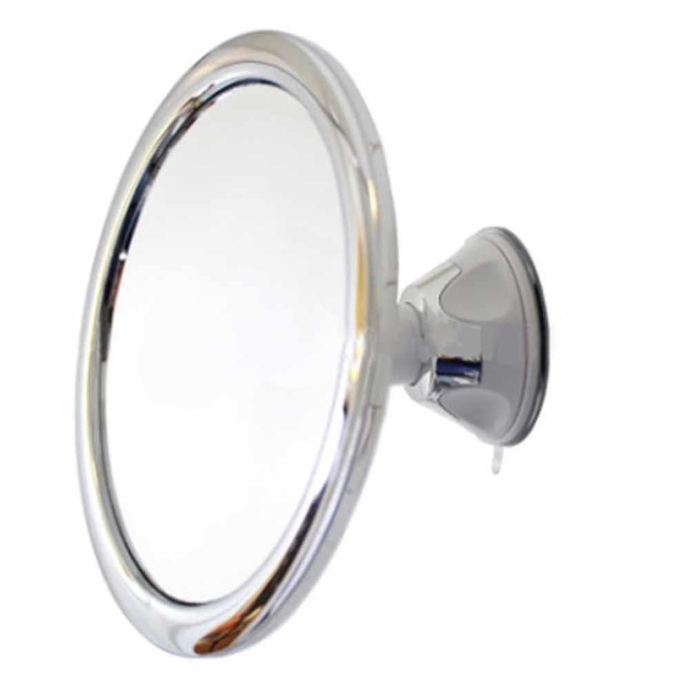 Fogless Shower Mirror With Built-in Razor Holder, 360 Rotation