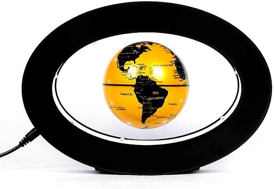 3 Inch Electronic Anti- Globe Maglev Floating Globe Map Led Kids Learning Home R